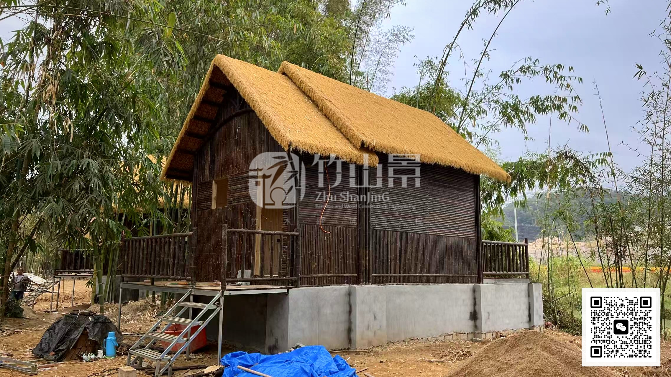 潮州竹屋侧面效果
