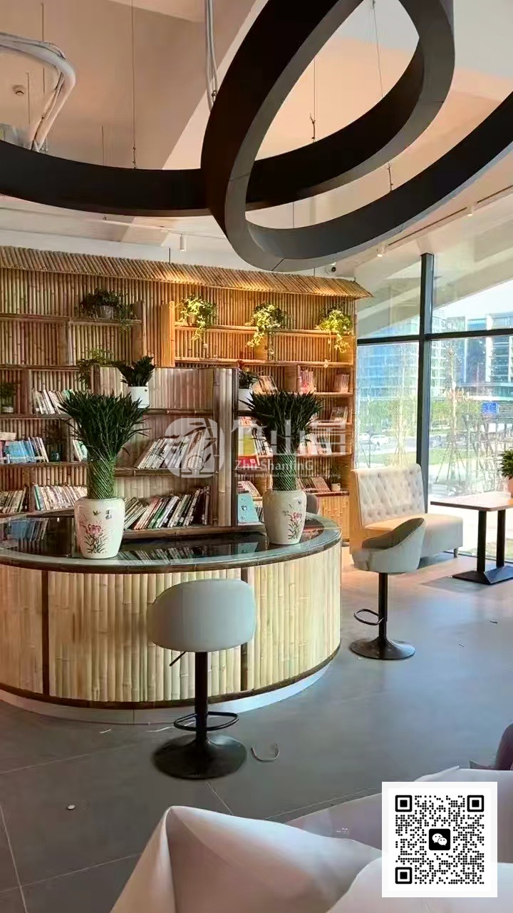 竹装饰阅读休闲空间
